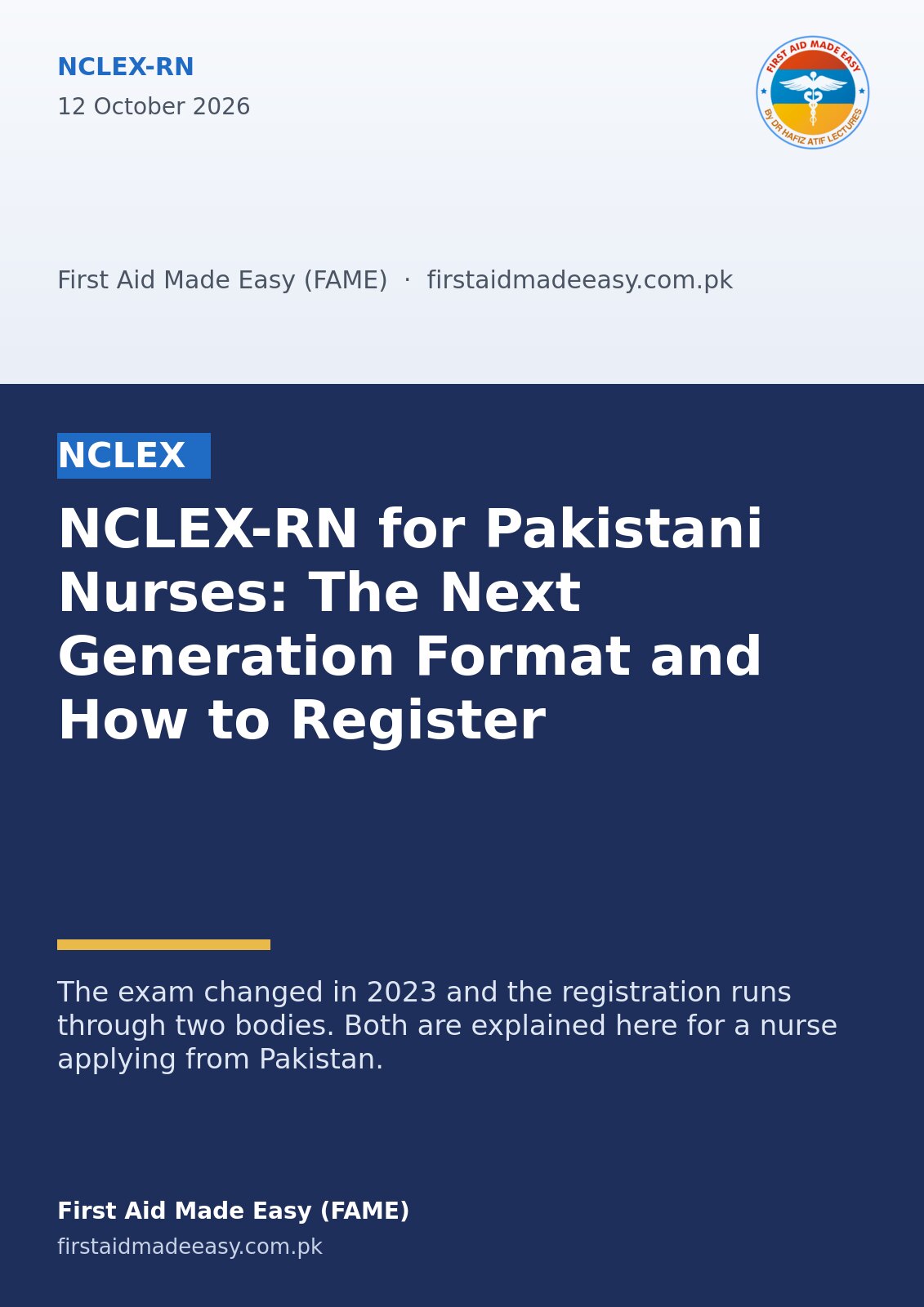 NCLEX-RN for Pakistani Nurses: The Next Generation Format and How to Register